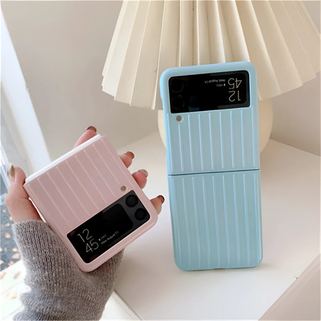 Ultra-thin folding phone case for Samsung Z Flip3 in flip design with seven colour options