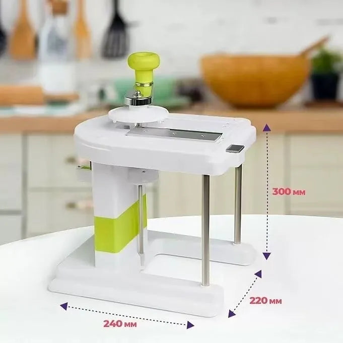 Beige stainless steel vegetable cutter grater slicer for kitchen use