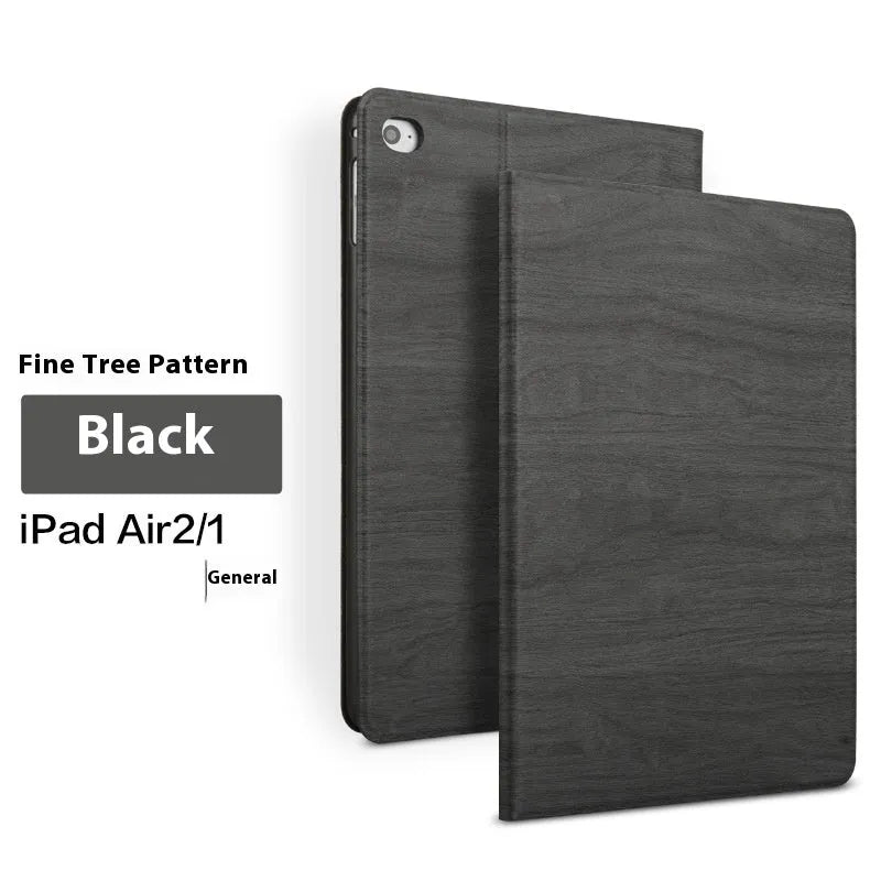 Universal imitation leather protective cover with sleep bracket for Apple iPad, shown in sapphire blue colour.