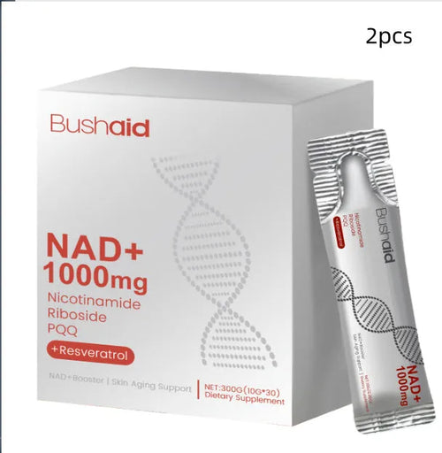 Bottle of anti aging liquid drink supplement, 300g net weight.