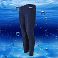 Men's nylon cropped swimming trunks in briefs style suitable for multiple sports activities