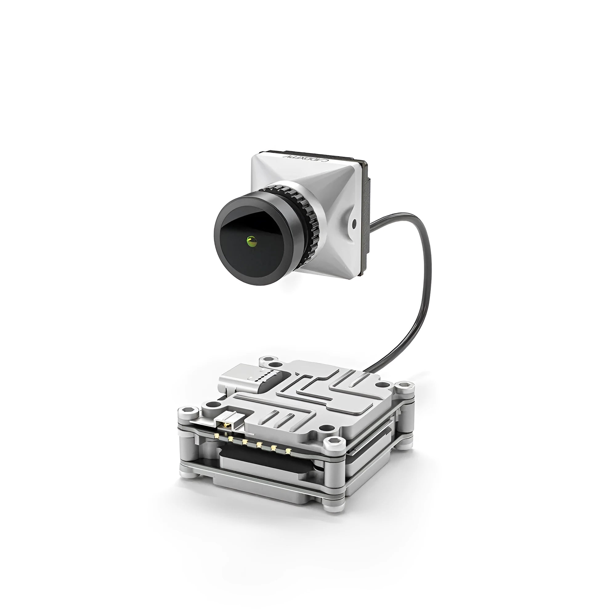 Silver Caddx ADAPTS DJI FPV digital image transmission machine with Polar Vista kit components