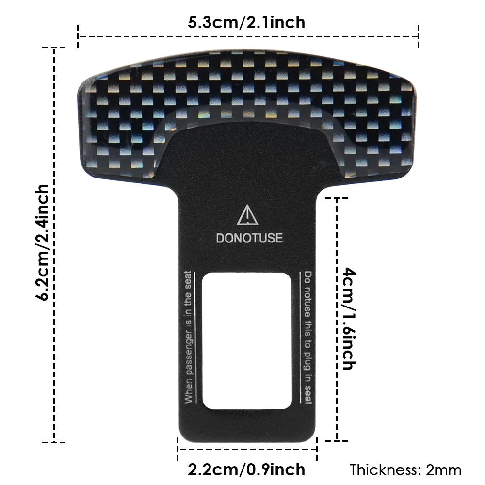 Aluminium alloy lock tongue buckle bottle opener keychain in frosted carbon fibre finish