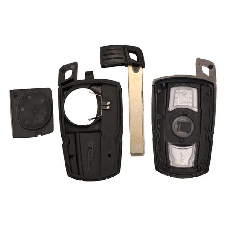 BMW CAS3 semi-intelligent remote car key replacement with metal and plastic construction