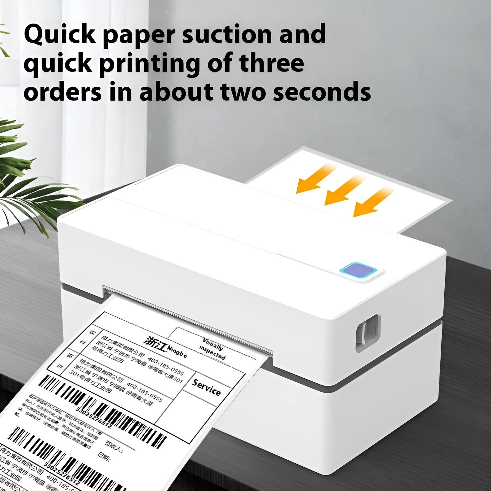 FlashLabel Thermal Express Face Single Machine label printer in black and white models