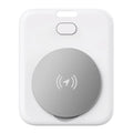 White ABS plastic pet tracking device for Apple users weighing 0.05kg with portable attachment