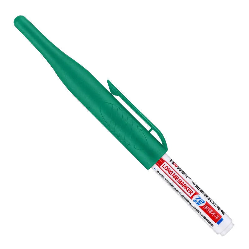 Woodworking oil marker pen with quick-drying ink in black, red, blue, and green colours