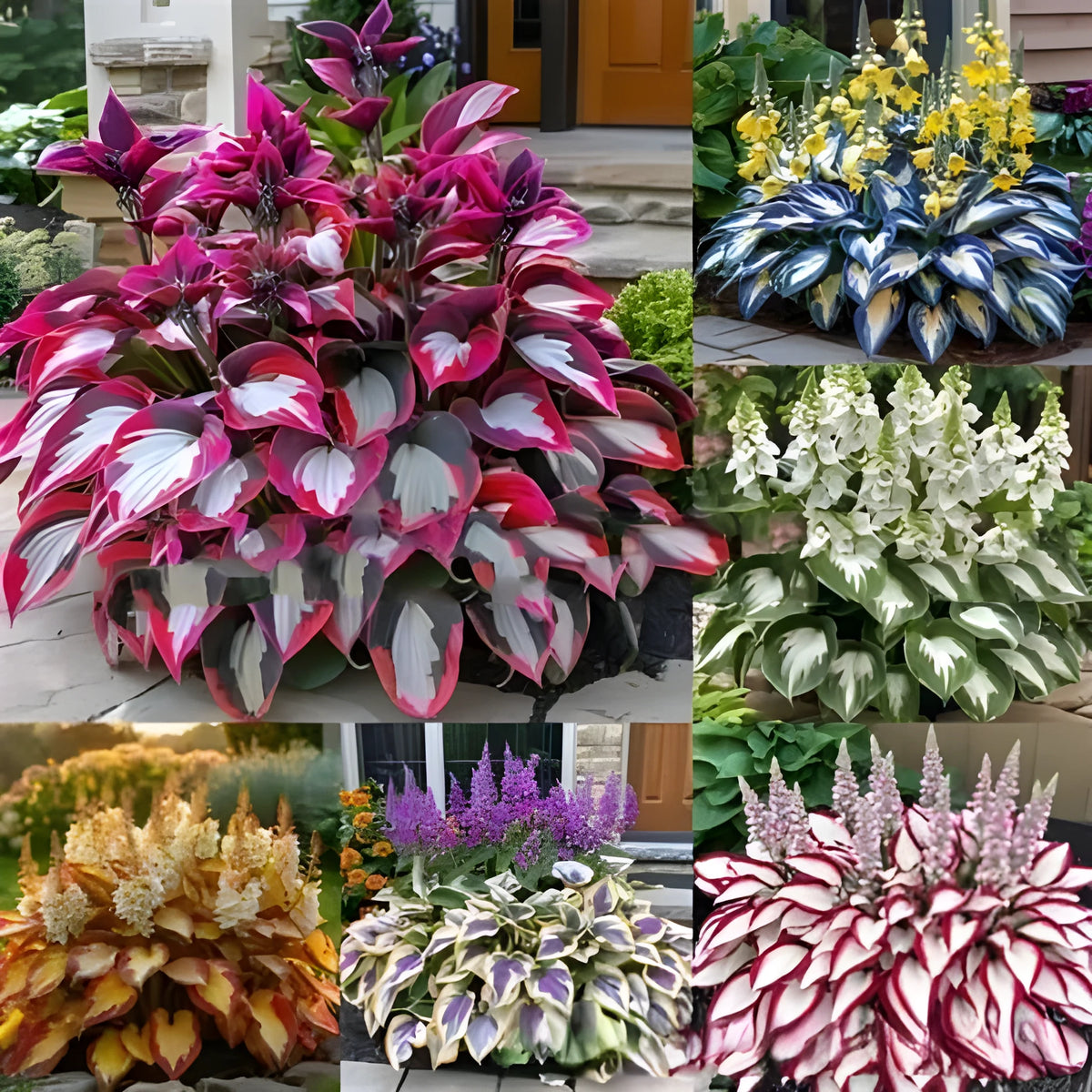 Packet of coloured leaves jade barrettes flower seeds containing 50 tablets for potted gardening.