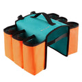 Bicycle double-sided anti-scratch beverage shelf bag in black or orange colour