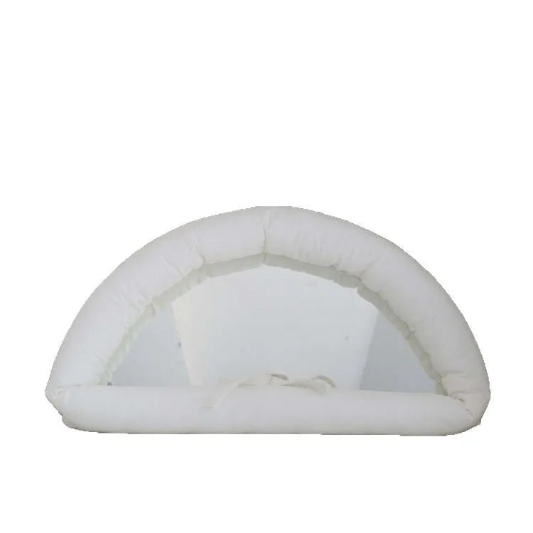 Soft cotton-filled PVC fabric mirror in modern minimalist style measuring 23x40cm