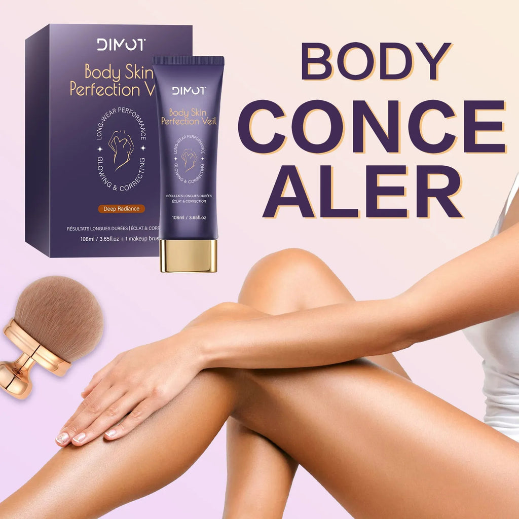 108ml waterproof body concealer makeup cream for tattoo and birthmark coverage with brush and four colour options