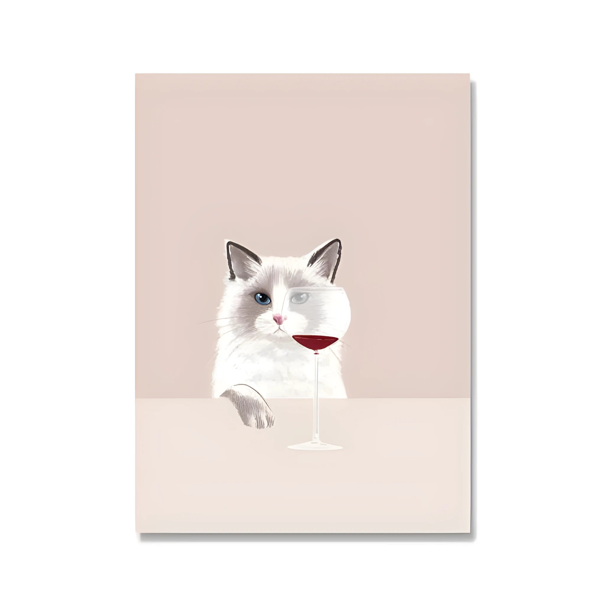 Modern simple style canvas wall painting 40x60cm with white border decorative bedroom art