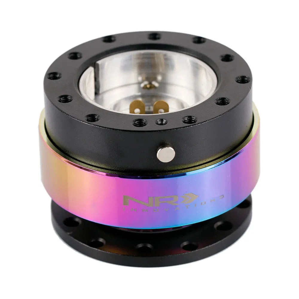 Colourful car steering wheel quick release device with height adjustment connection base
