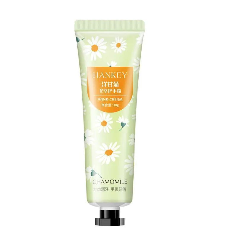 30g tube of fruit hand cream for moisturising dry skin with multiple scent options