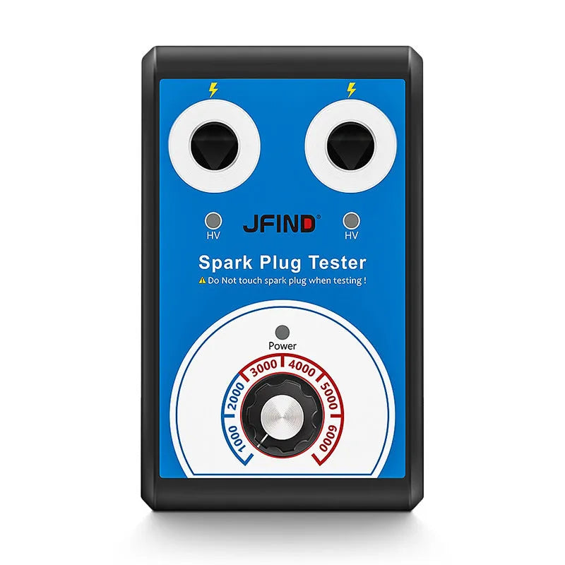 Car spark plug tester kit with dual-standard compatibility for ignition system diagnostics