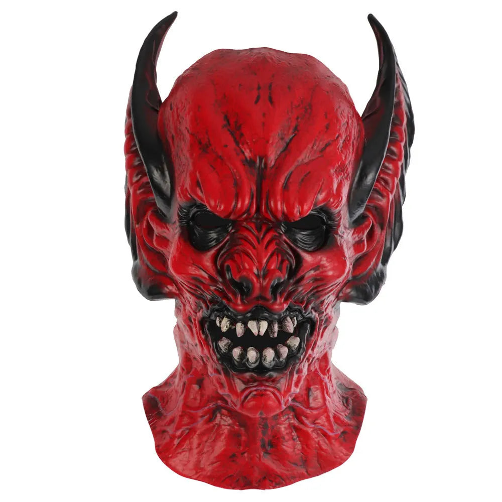 Red bat head cover costume mask made from RP foam for adult Halloween and Christmas dress-up