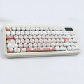 Dessert Cat cartoon themed mechanical keyboard key caps with colourful baked goods patterns