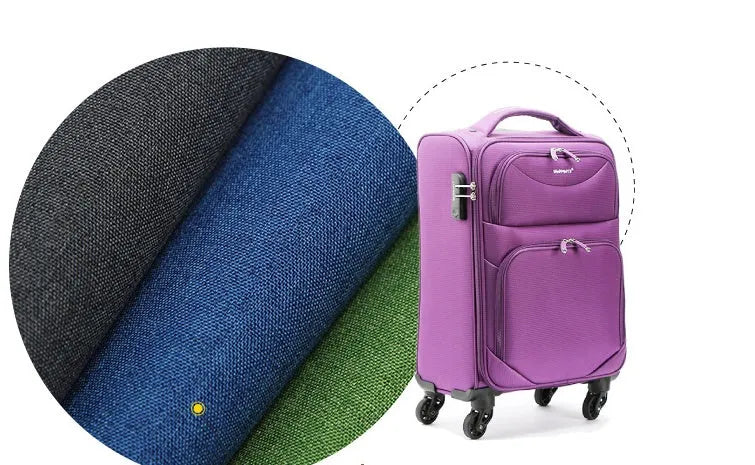 Polyester ant cloth fabric in black, blue, or green for luggage and furniture covers.