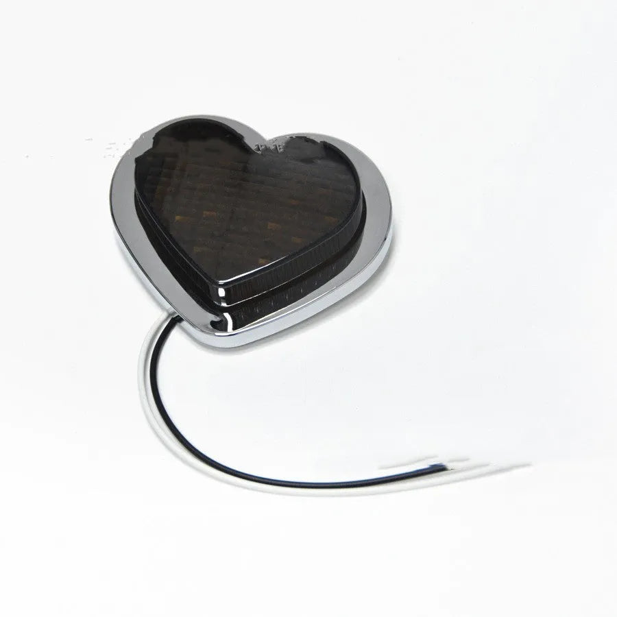 Japanese-style heart-shaped LED car fender sidelight in various colours