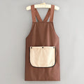 Waterproof polyester kitchen apron with hand towel replacement in multiple colour options