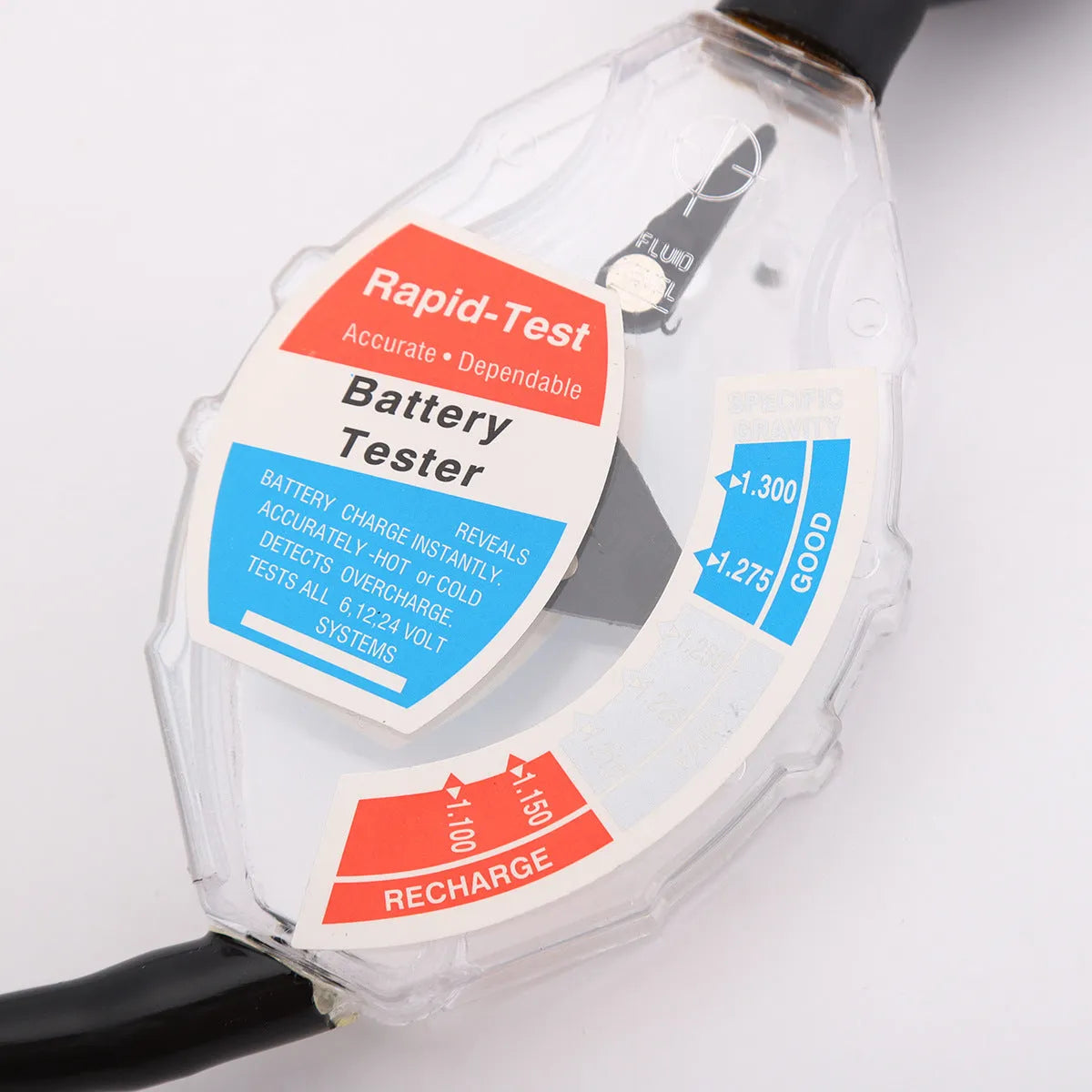Suction electrolyte hydrometer densitometer instrument for battery fluid testing with ABS plastic construction