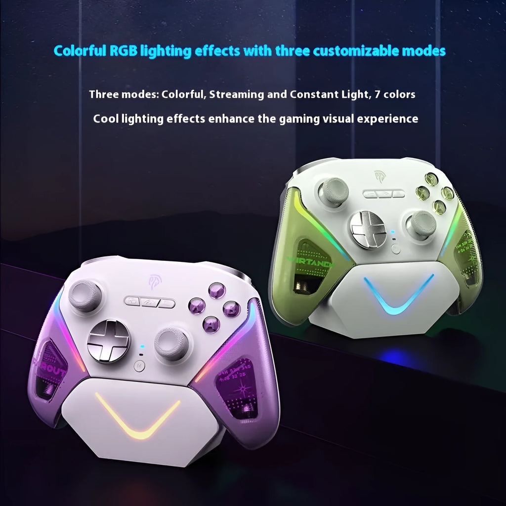 Rocker Smart Startstop wireless charging base for a black PS4 DualShock 4 controller