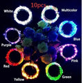 Copper wire LED string light with 20 LEDs and bottle stopper for wine bottle decorations