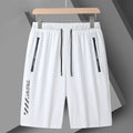 Men's quick-drying nylon sports shorts in loose fit style available in multiple sizes and colours