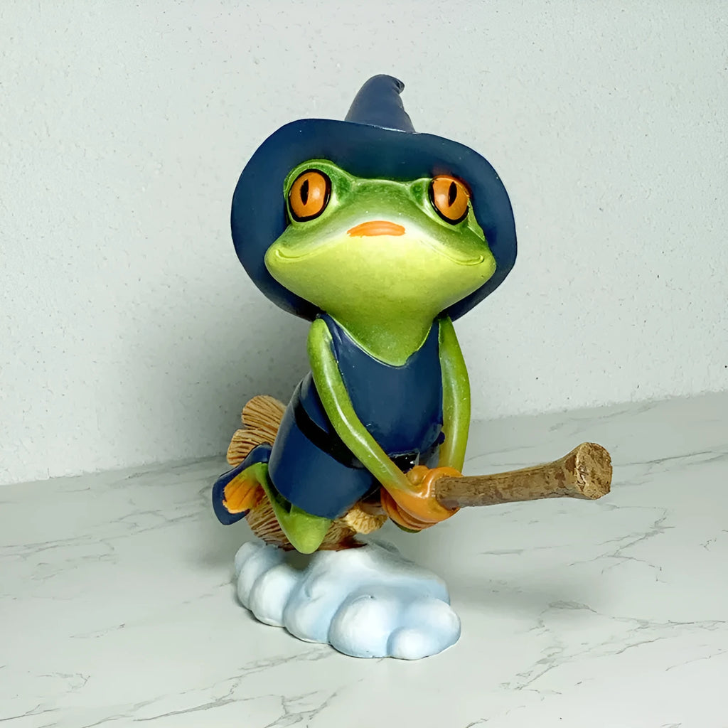 Magic Yoga Frog European style micro landscape ornament in RDW123 colour for home decoration