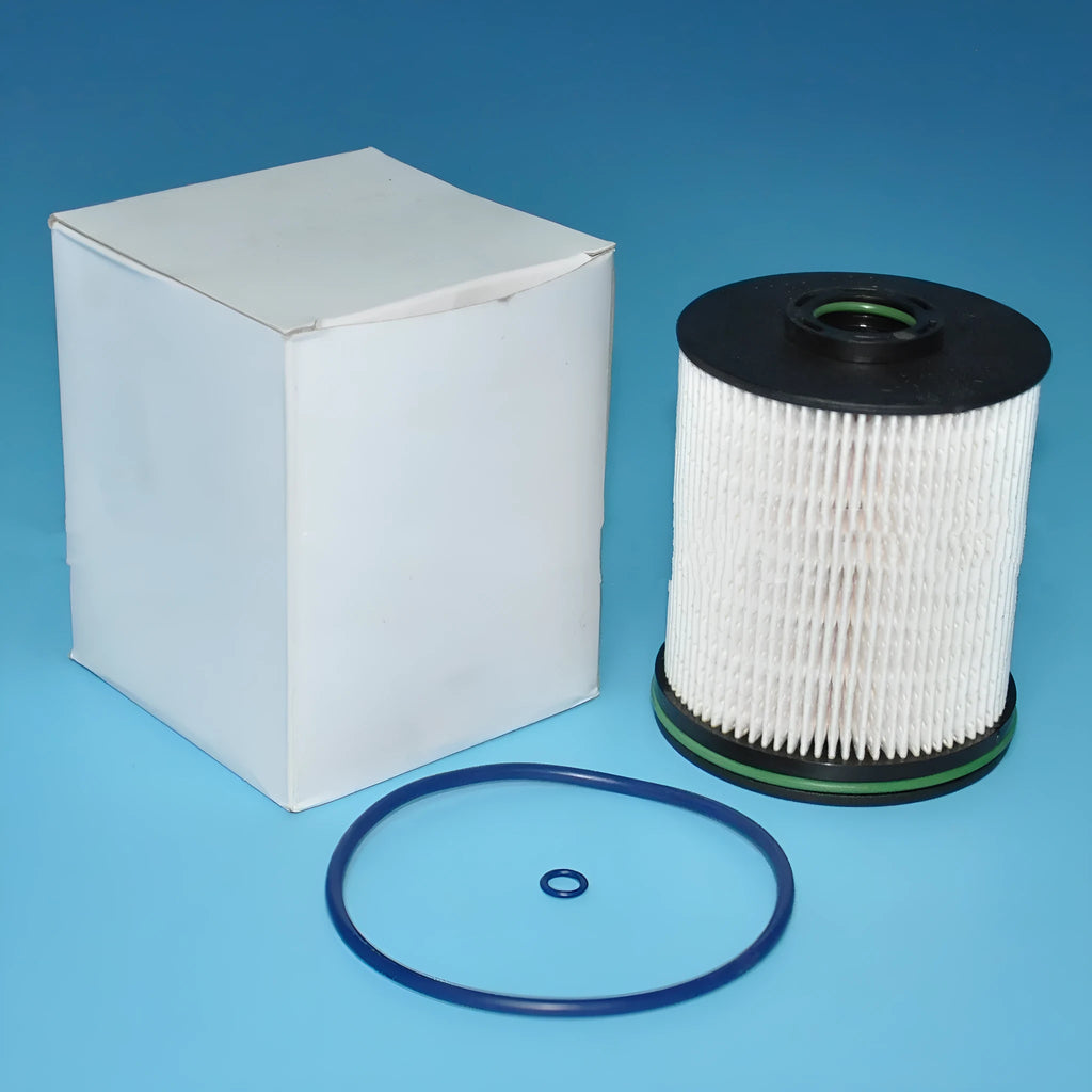 Vauxhall Opel Astra diesel fuel filter element with gasket kit showing 106mm height dimensions