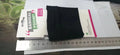 Black wrist bag armband sleeve for mobile phone, shown with dimensions 10cm by 10.5cm.