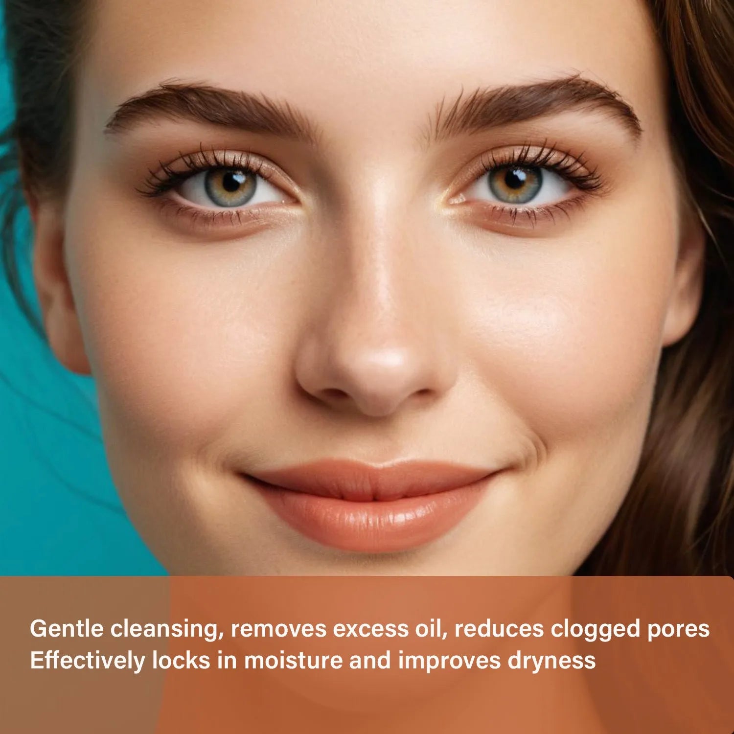 Seven-piece facial care kit with products for cleansing, moisturising, and protection