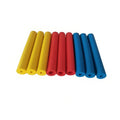 Flexible black rubber grip hose for organising pens and utensils, showing inner diameter sizes.