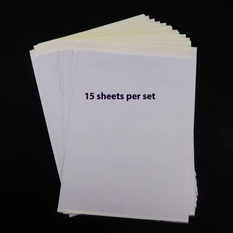 Tattoo transfer paper quadruple copy pack with transfer paste gel for A4 hand drawing