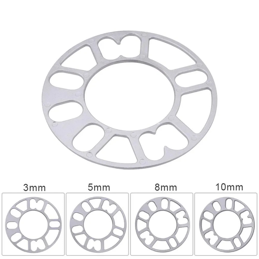 Wheel hub spacer gasket kit with 3mm 5mm 8mm 10mm thickness options for car wheel modification