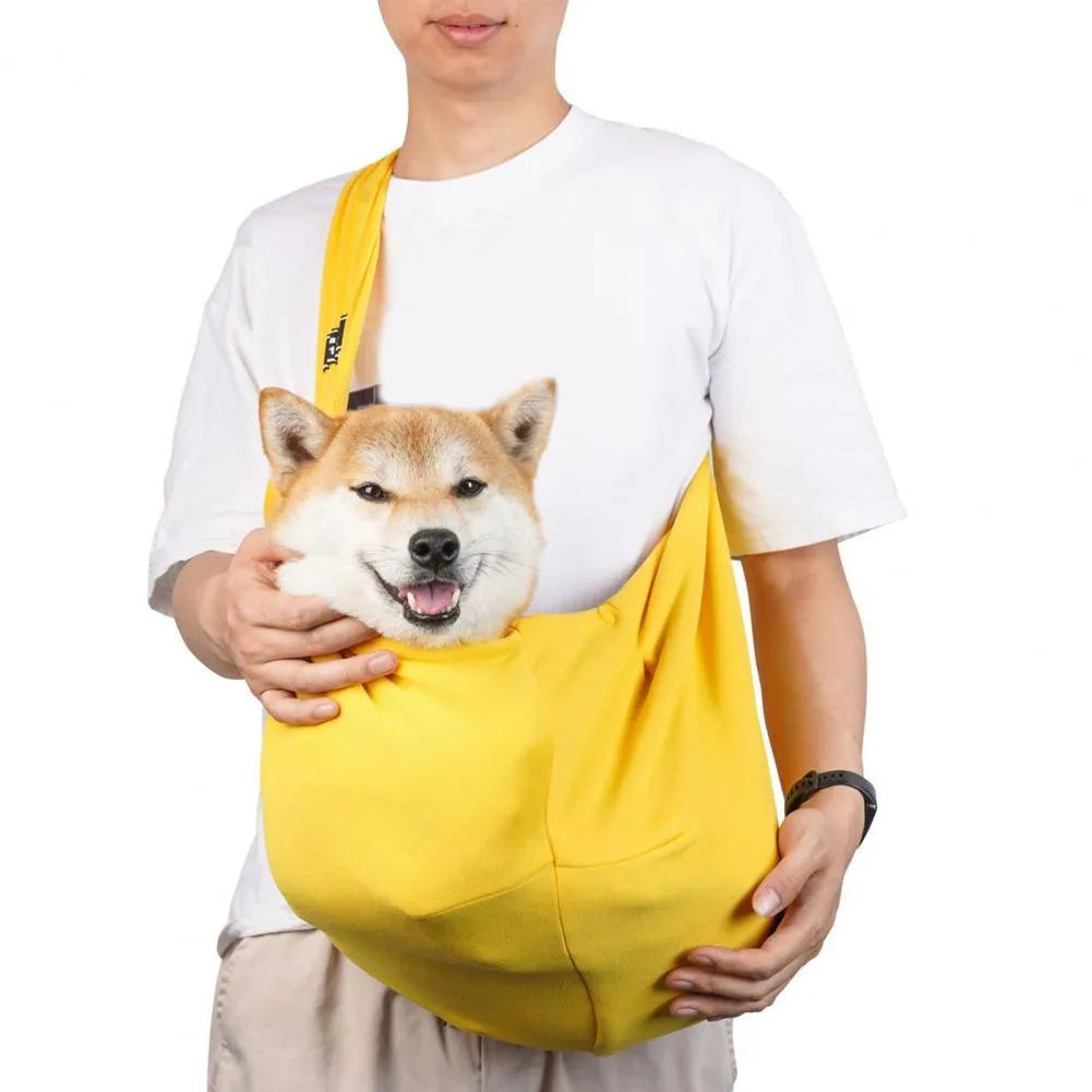 Folding cat messenger backpack in a large capacity breathable design for pet transport.