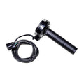 Black stainless steel electronic throttle handle and lever for Light Bee S scooter.
