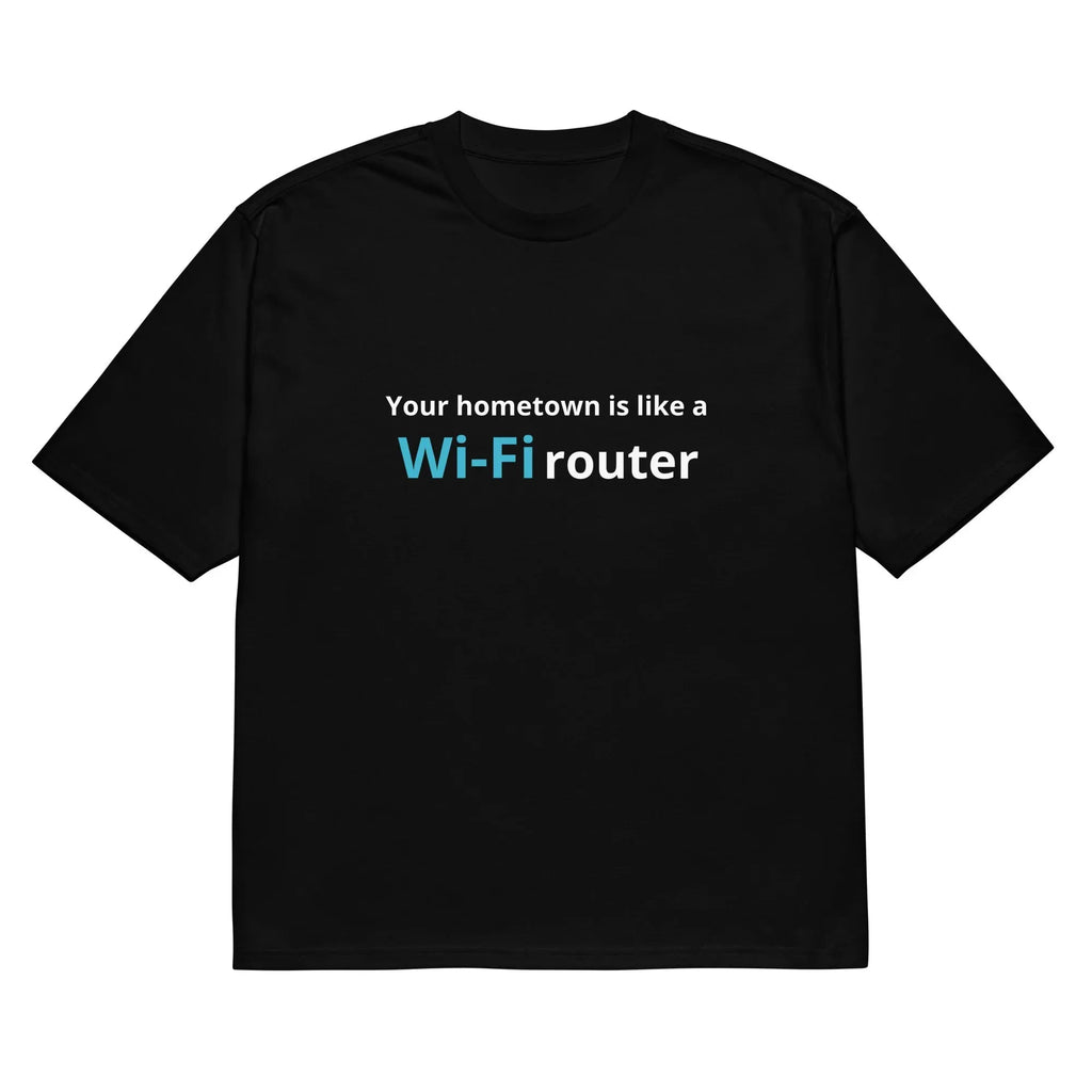 Men's black t-shirt with 3D printed cartoon pattern, short sleeves and round neck
