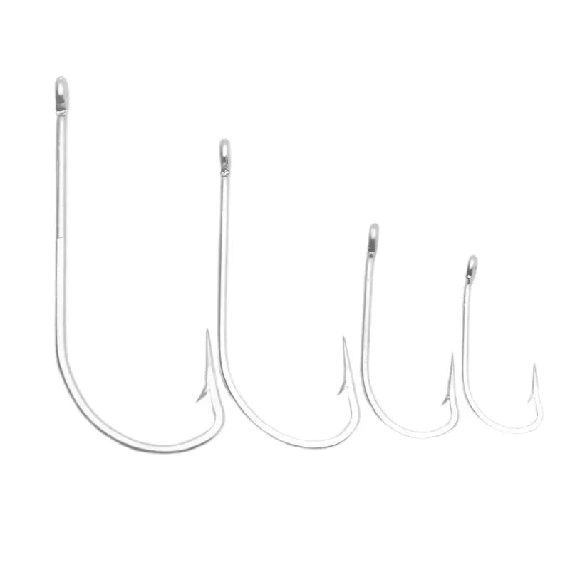 Alloy sea fishing hooks for weever, snakehead and seahorse fishing in multiple specification styles
