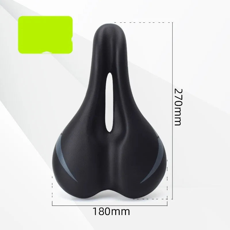 Bicycle saddle cushion accessory with 3147 hollow pattern measuring 270mm by 180mm