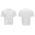 Men's loose fit cotton T-shirt with three-dimensional pleated design in solid colour options