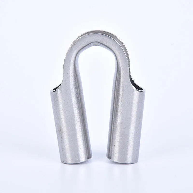 Stainless steel tubular chicken heart round sleeve ring available in M4 to M35 tube sizes