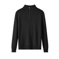 Men's thickened wool casual sweater in slim fit pullover style with long sleeves