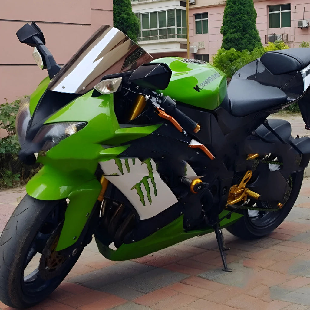 Kawasaki motorcycle replacement windscreen in blue or brown tint for ZX-6R 636 and ZX-10R models