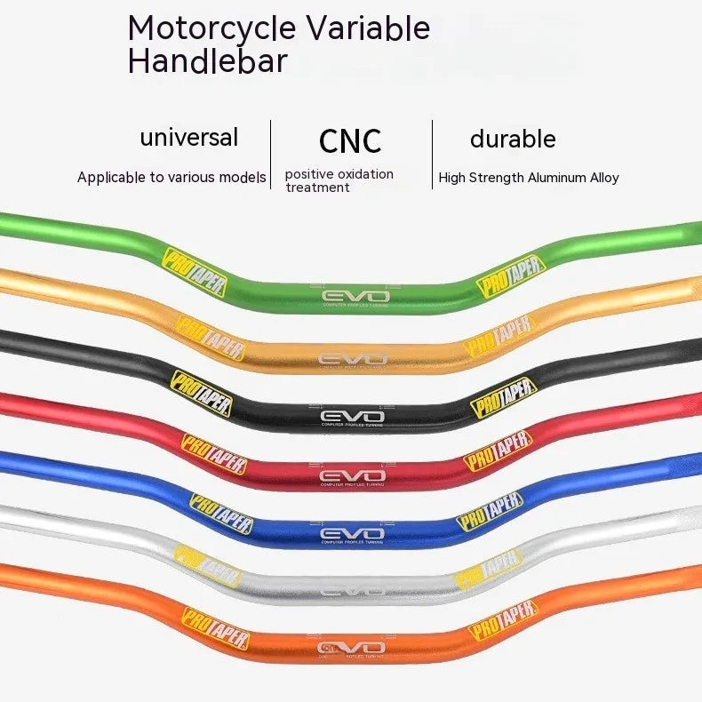 Orange aluminium alloy scrambling motorcycle handlebar 80x10cm dimensions