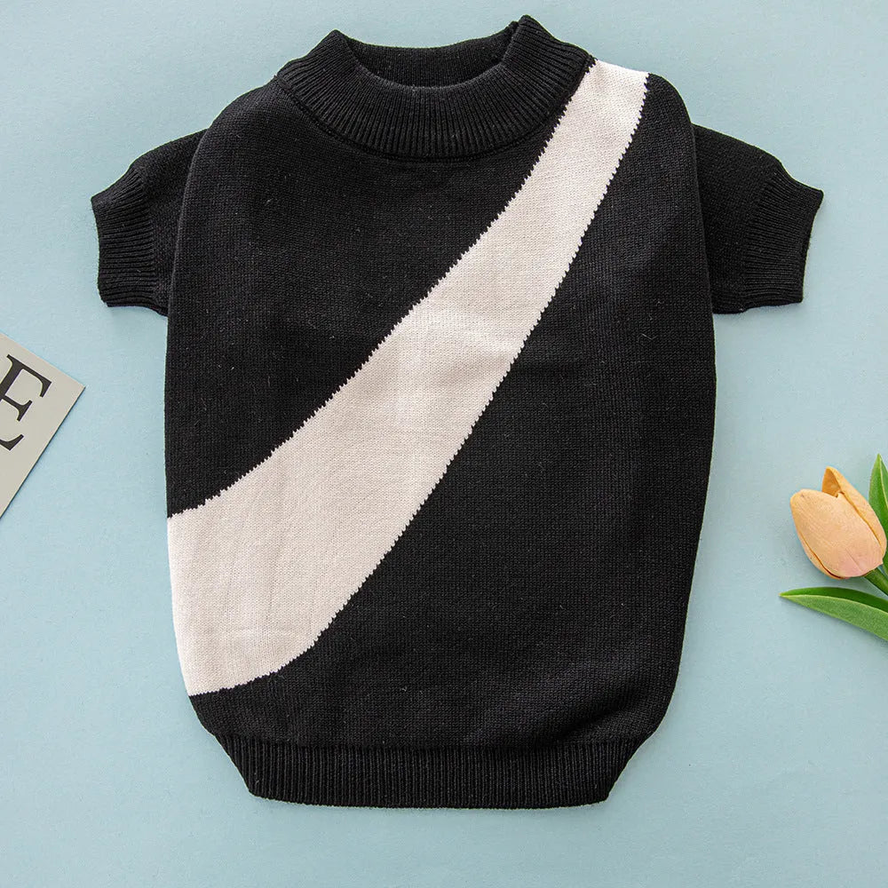 Wool casual dog sweater for Corgis and Poodles in various colours and sizes
