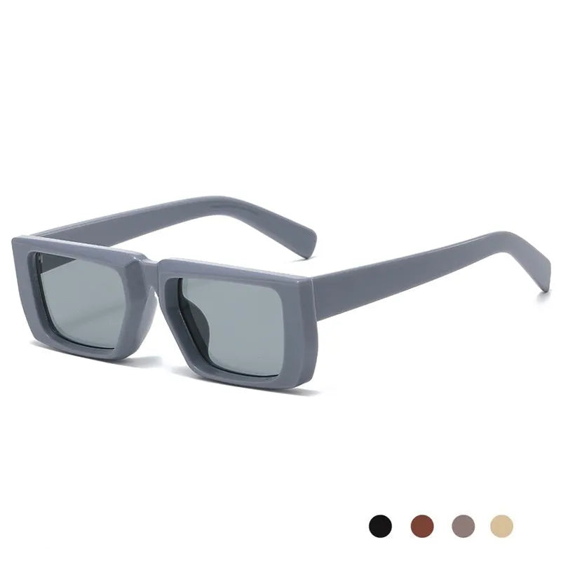 Special-shaped UV400 protection sunglasses with PC frames in multiple colour variations including black and grey lens options