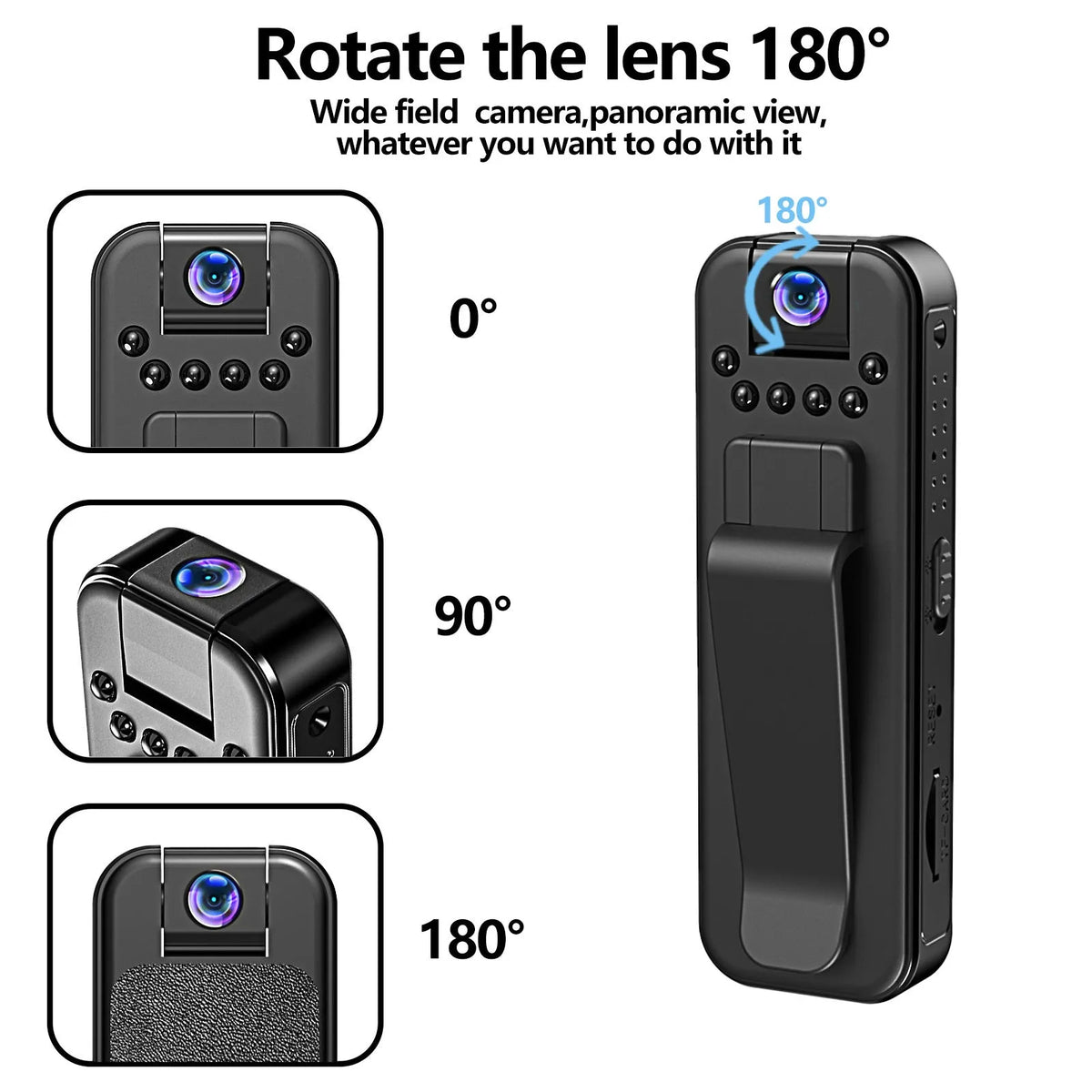 L7 HD video recorder with wifi and infrared night vision for home and conference use