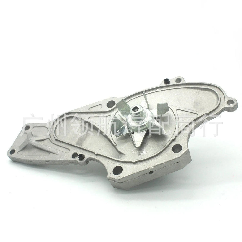 Metal belt and water pump assembly component for automotive engine cooling system