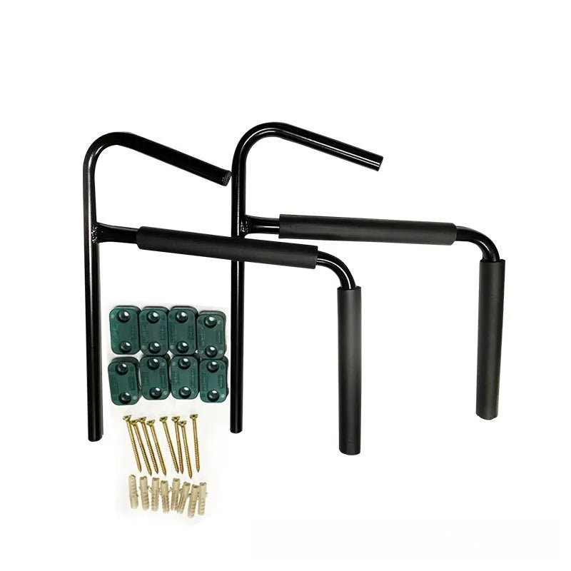 Heavy-duty carbon steel kayak wall hanger rack for garage storage